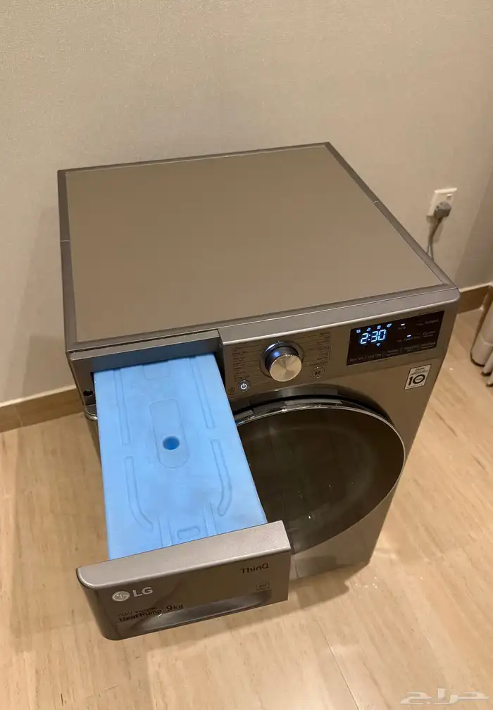 نشاف مجفف ملابس ال جي 9 كيلو نظيفة جدا LG 9kg Dryer 10