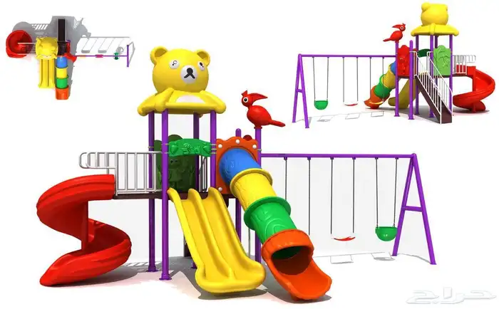 مراجيح والعاب أطفال زحاليق صحن دوار هزازات نطيطات 17