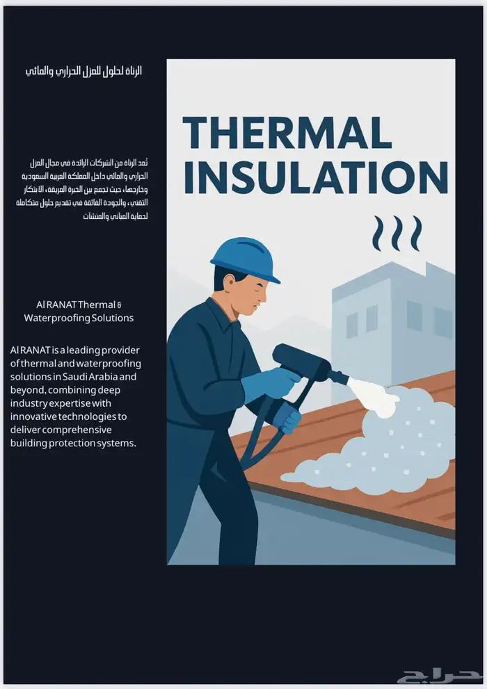 عزل اسطح عزل مائي وحراري 3
