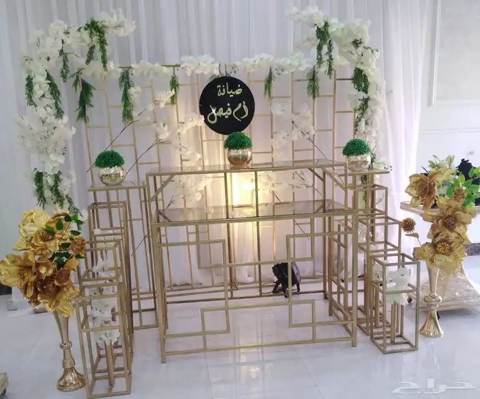 طاولات استقبال مناسبات 12