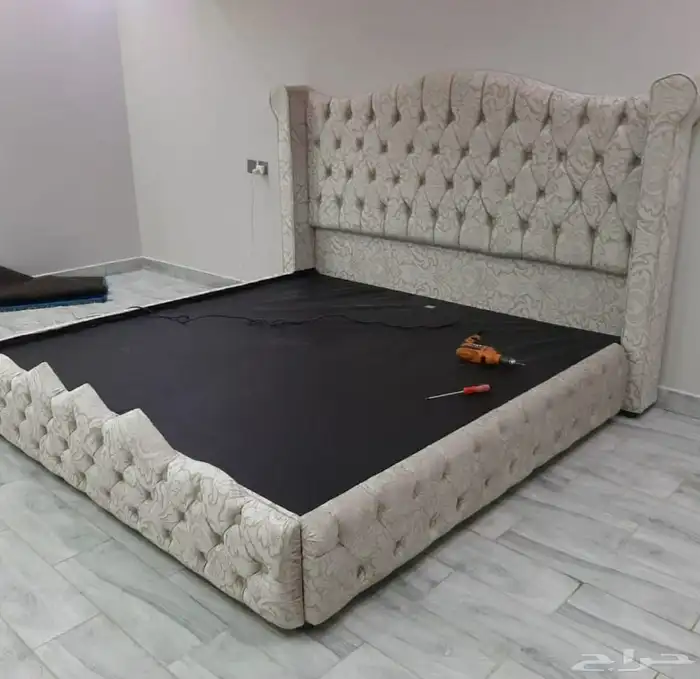 غرفة نوم كاملة  أثاث منزلي  سرير ودولاب وبطانيات 15