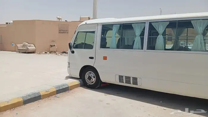 ايجار باص كوستر30راكب مع سواق مشوار شركه مصنع فندق مطار مطعم 2