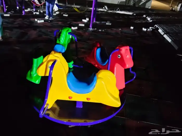 مراجيح والعاب أطفال زحاليق صحن دوار هزازات نطيطات 44