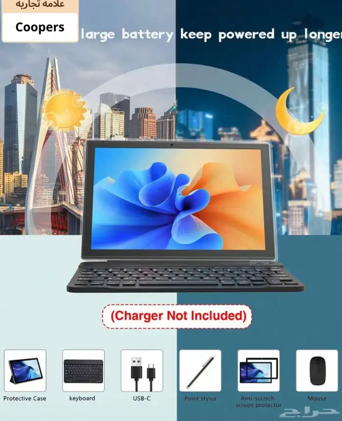 تابلت ماركة coopersشاشة 10 انش اندرويد 15 رام 6 قيقا و128 3