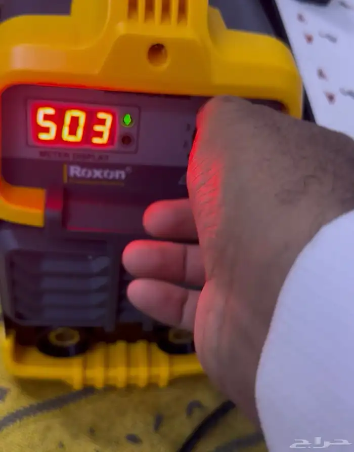 للبيع مكينه لحام كهربائية جديد بكرتونة مقاس صغير 500 امبير 2