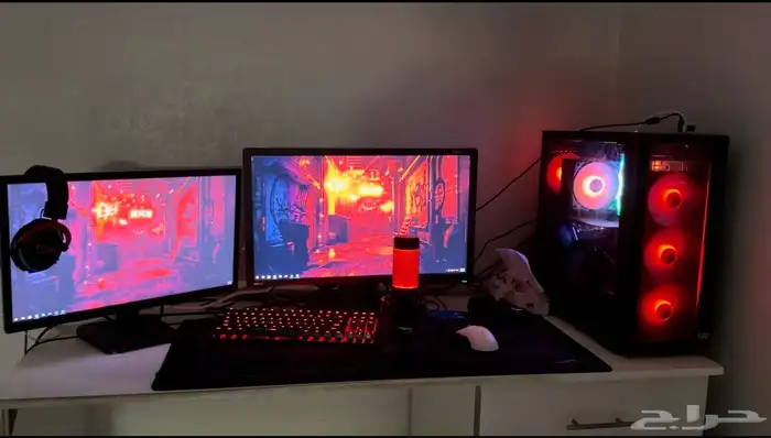 جهاز كمبيوتر PC مع جميع ملحقاته للبيع 0