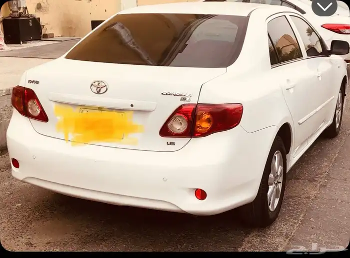 كورولا 2009 للبيع اللون ابيض ممشى 460 1