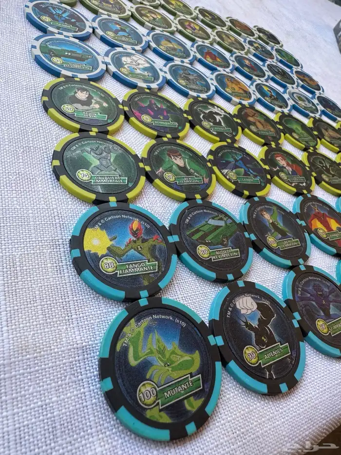 بطايق Ben 10 إصدار 2010 شبيهة نسخة البطل 6