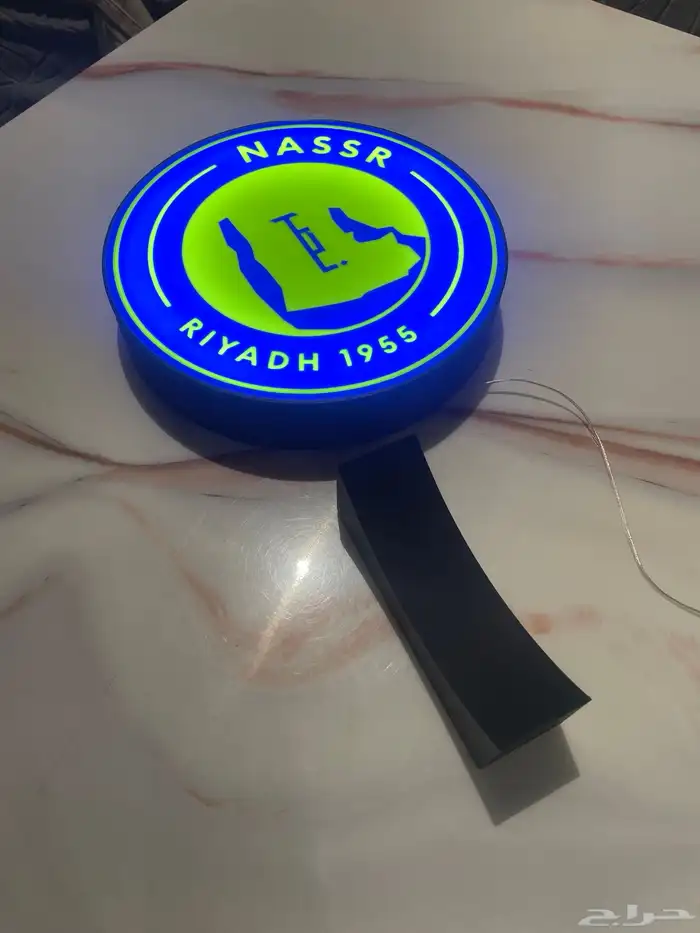 إضاءة نيون مكتبية وجدارية لنادي النصر 4