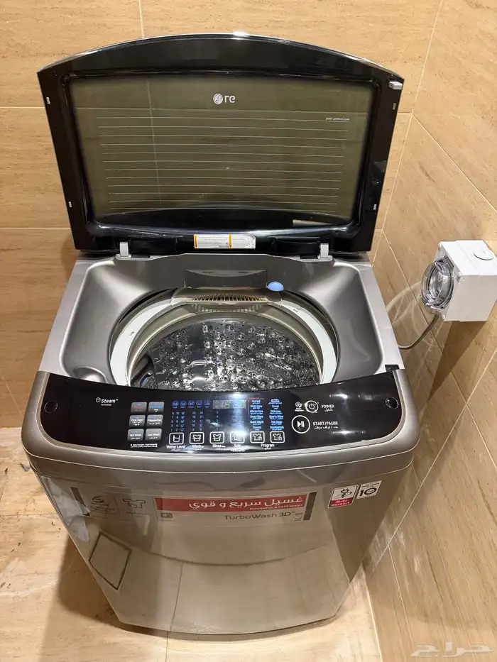 غسالة ملابس ال جي 16 كيلو نظيفة جدا LG 16kg Washing Machine 2