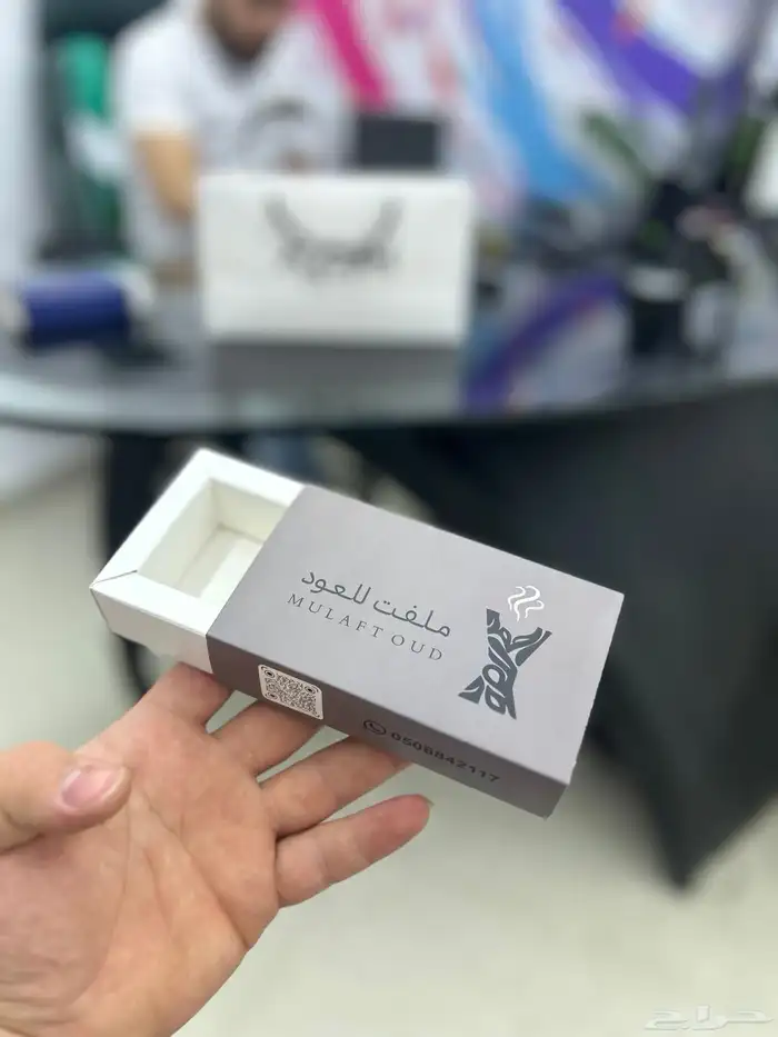 اكياس. بوكسات. ستكرات ليبل قماش. تطريز بوكس عود 14