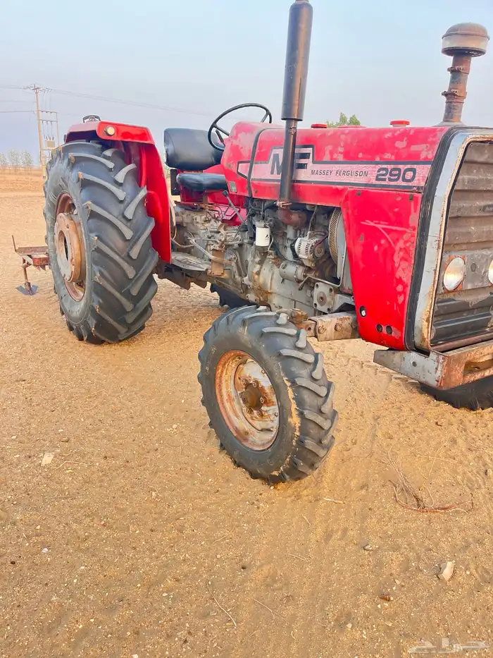 لبيع حراثه ماسي 290 معها مخراش على السوم 1