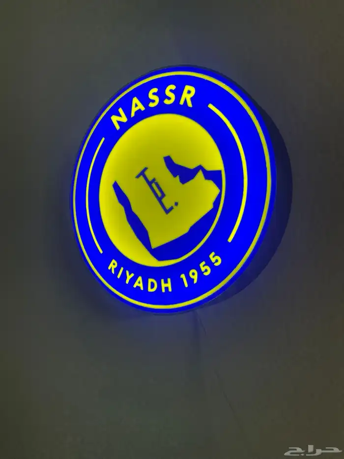 إضاءة نيون مكتبية وجدارية لنادي النصر 0