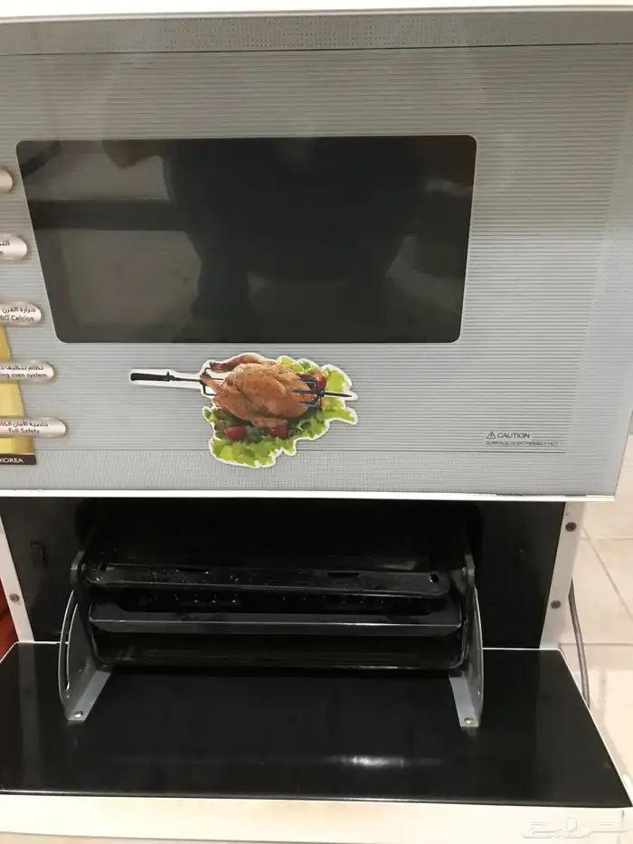 فرن ماجك 4 عيون غاز صناعة كورية Magic 4 burner gas range 9