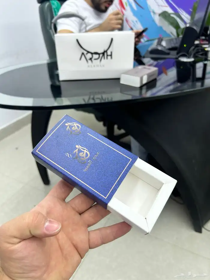 اكياس. بوكسات. ستكرات ليبل قماش. تطريز بوكس عود 3