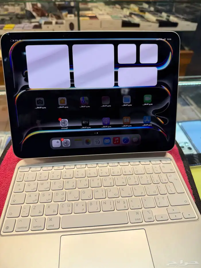 آيباد برو آخر إصدار معالج M4 القيقاء 256 بطارية 100 5
