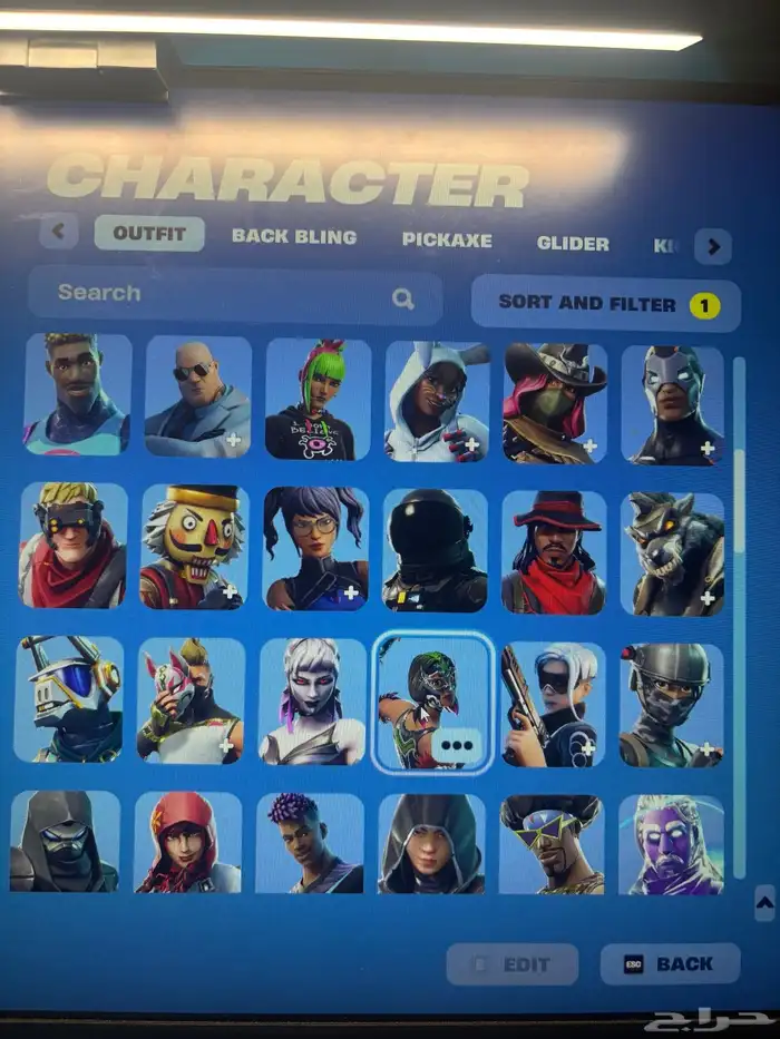 حساب فورت نايت قوي ترافيس 3