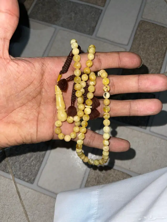 سبحة مسباح كهرمان 1