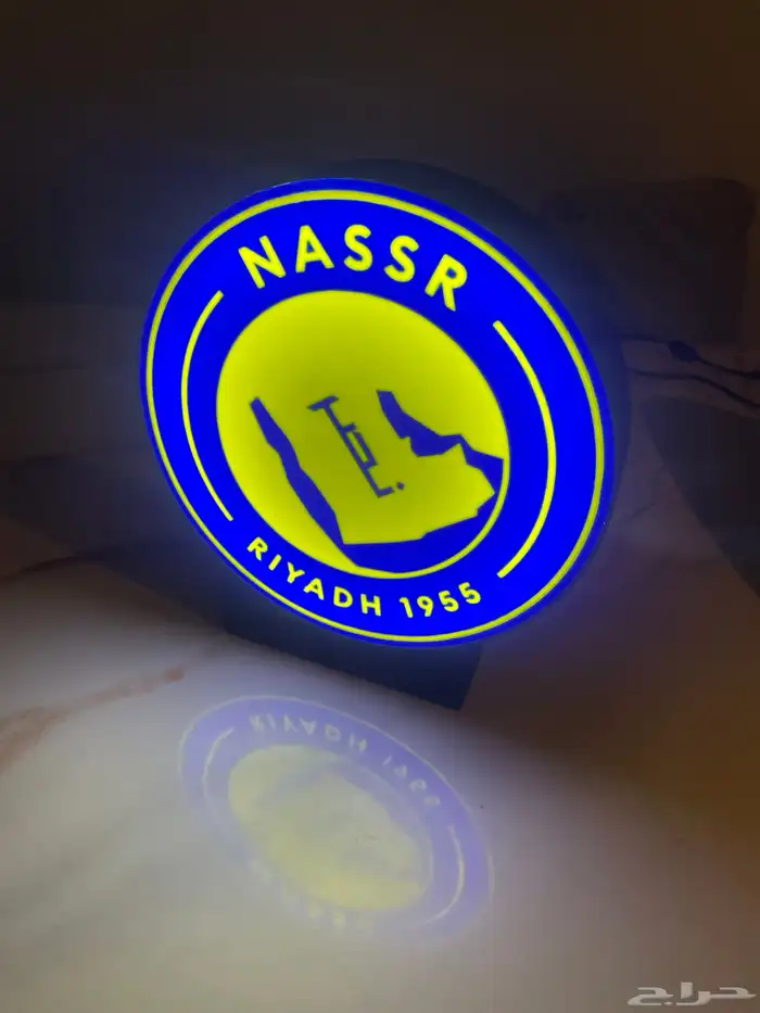 إضاءة نيون مكتبية وجدارية لنادي النصر 2
