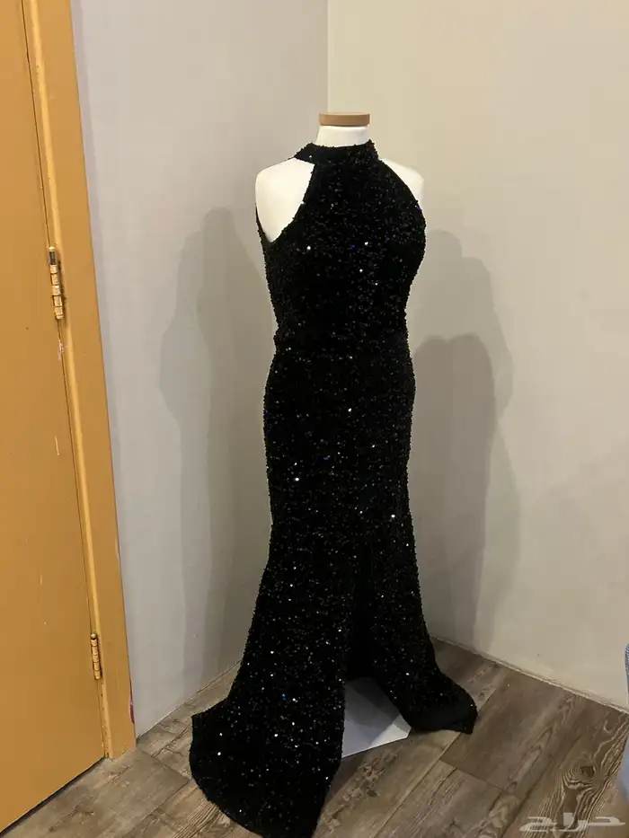 فستان مخمل وترتر 0