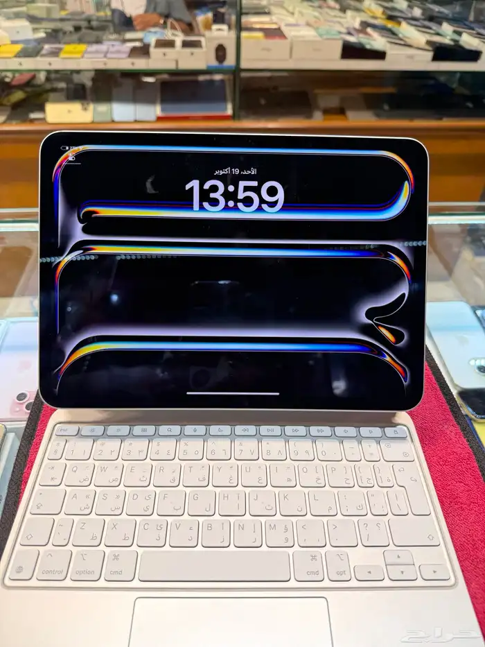 آيباد برو آخر إصدار معالج M4 القيقاء 256 بطارية 100 0