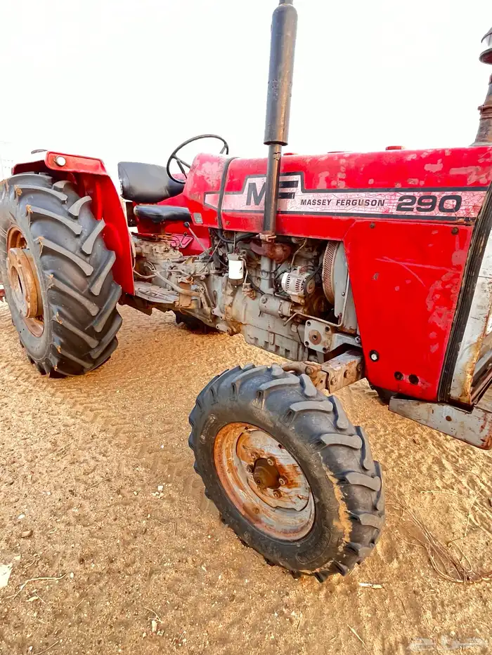 لبيع حراثه ماسي 290 معها مخراش على السوم 4