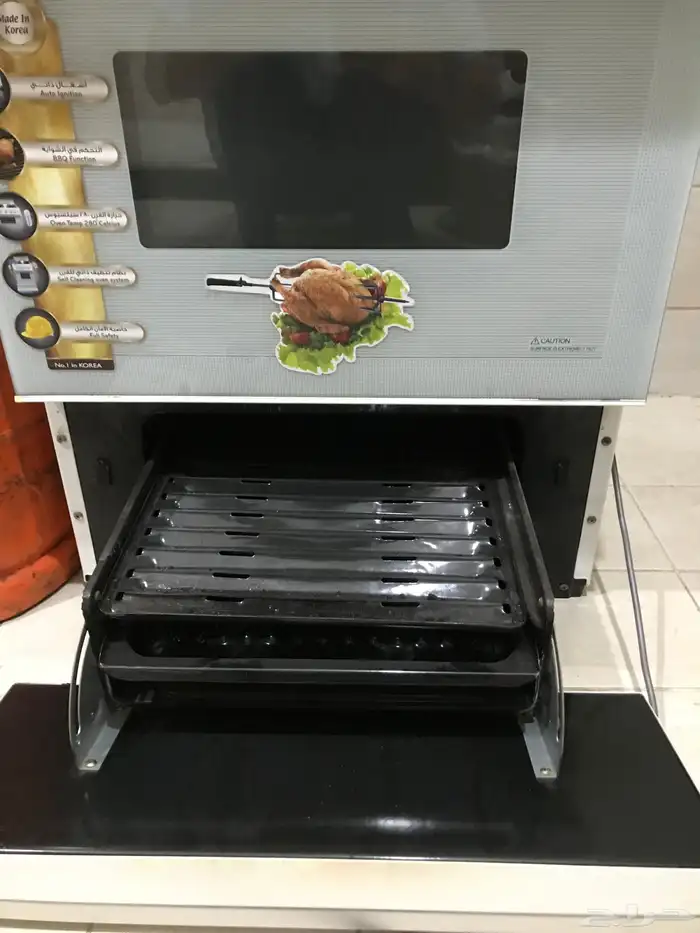 فرن ماجك 4 عيون غاز صناعة كورية Magic 4 burner gas range 8
