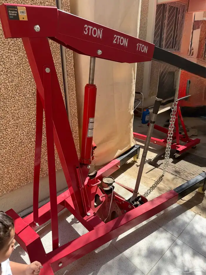 حامل ستاند مكينه ورافعه مكينه 3 طن 0