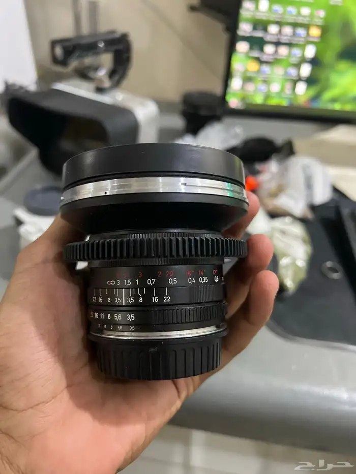 للبيع طقم تصوير سينمائي كامل (Blackmagic 4K   وعدسات سنمائي 13