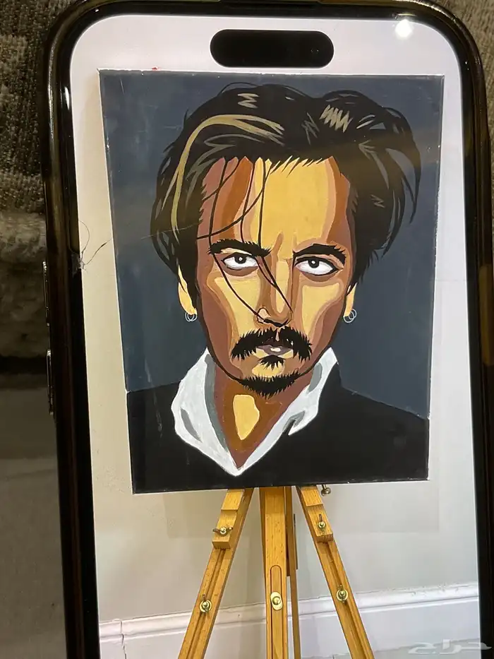 لوحات ورسومات فنيه مرسومه بيد فنان وملونه 10