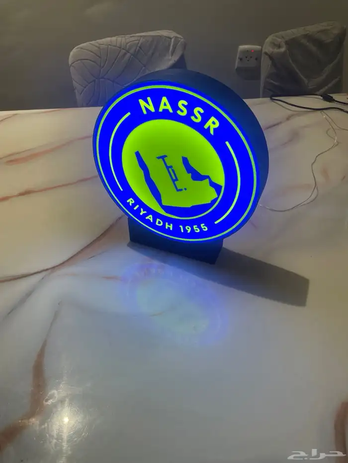 إضاءة نيون مكتبية وجدارية لنادي النصر 3