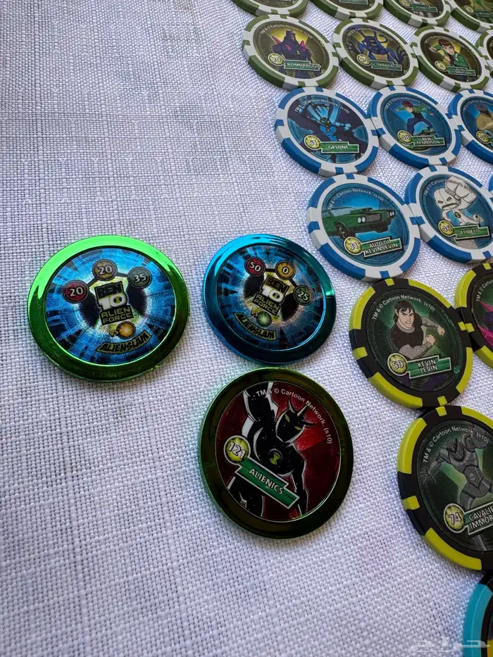 بطايق Ben 10 إصدار 2010 شبيهة نسخة البطل 15