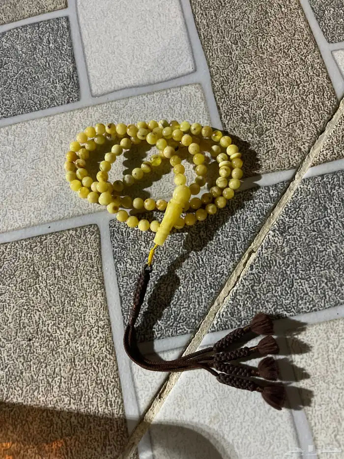 سبحة مسباح كهرمان 0