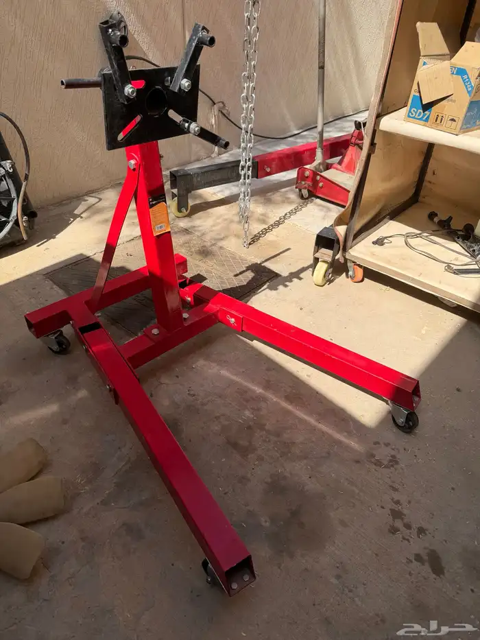 حامل ستاند مكينه ورافعه مكينه 3 طن 1