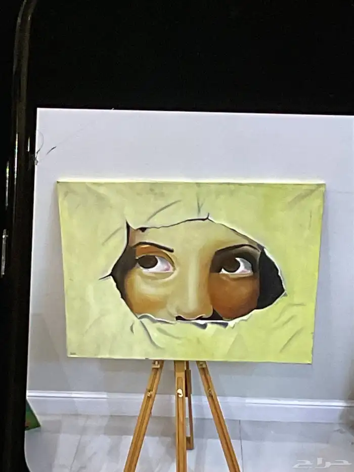 لوحات ورسومات فنيه مرسومه بيد فنان وملونه 0