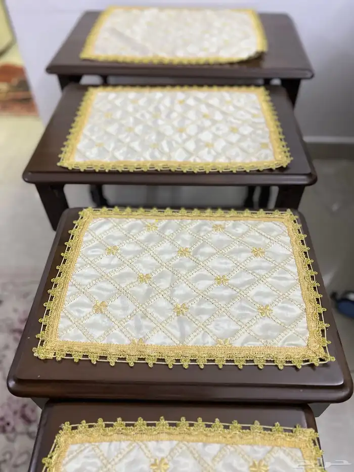 طاولة ضيافة 4 احجام 4
