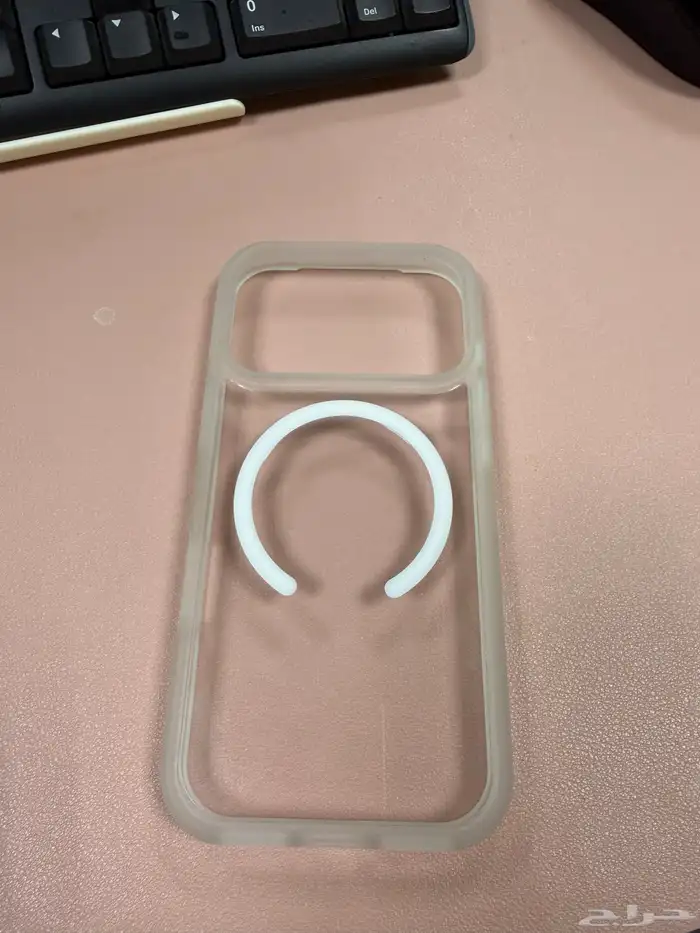 كوفر من جرير شفاف ثلجي لايفون 17 برو 0