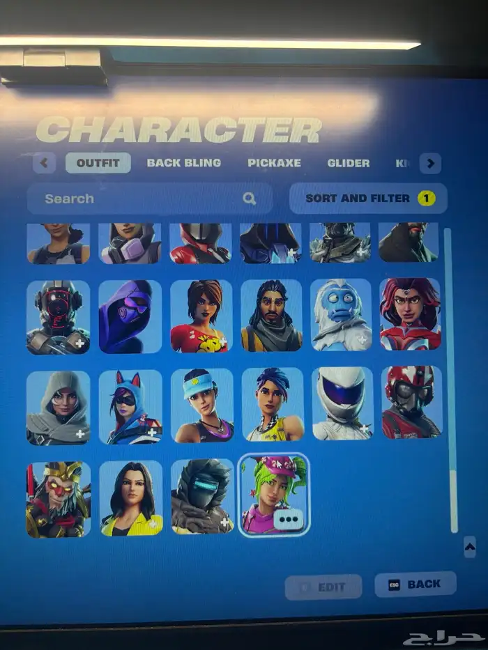 حساب فورت نايت قوي ترافيس 5