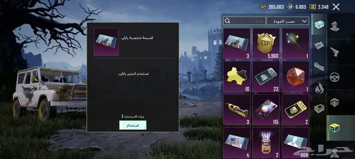 حساب ببجي 12