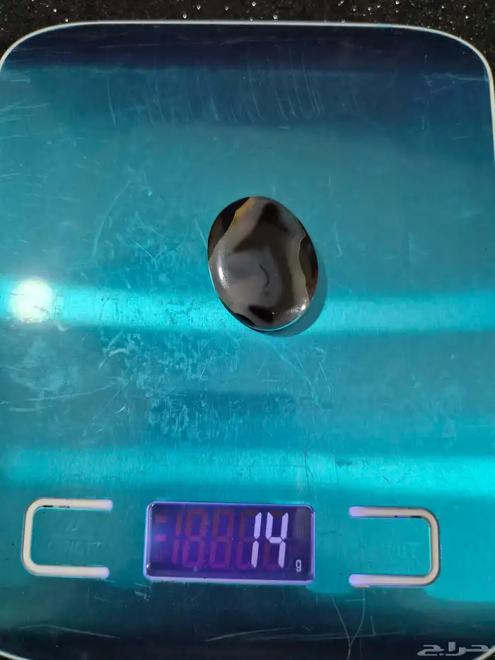 حجر عقيق مصور حورية 2