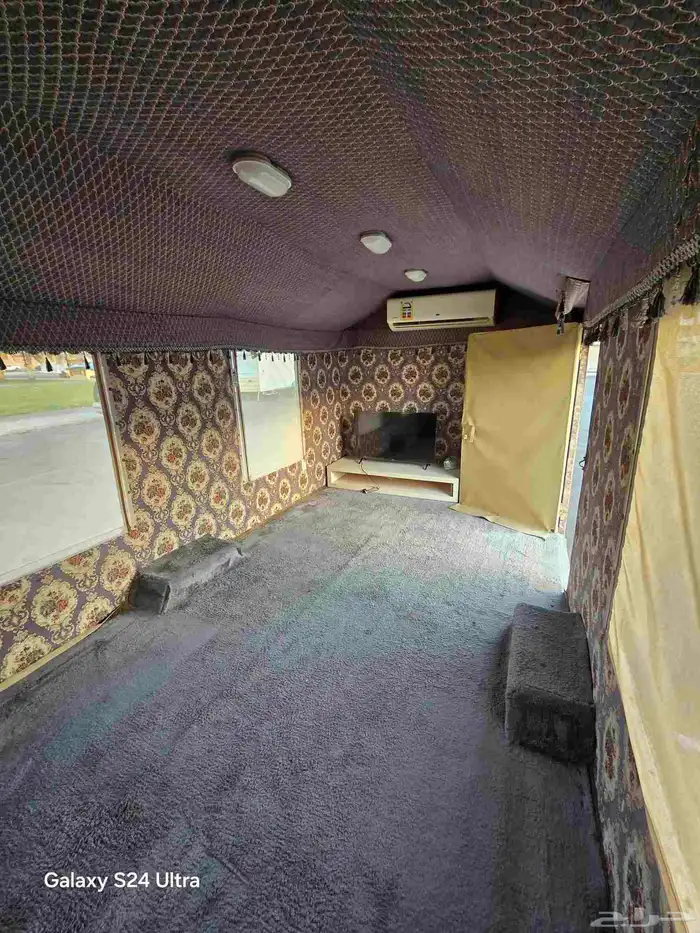 خيمه متنقلة او عربة سحب للكشتات 4