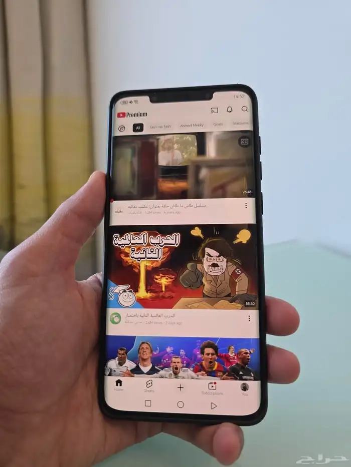 هواوي ميت 50 برو أسود نظيف مساحة 256 جيجا 2