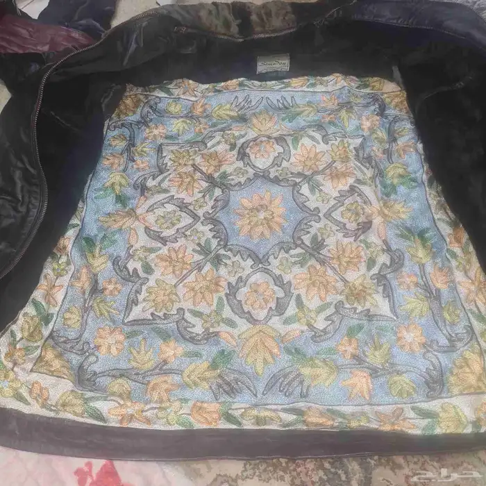 جاكيت جديد جلدي طبيعي فاخر من ماعز كشمير الجبلي مبطن بصوفه 2