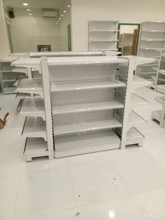 رفوف صيدليات رفوف سوبرات رفوف مستودعات 5