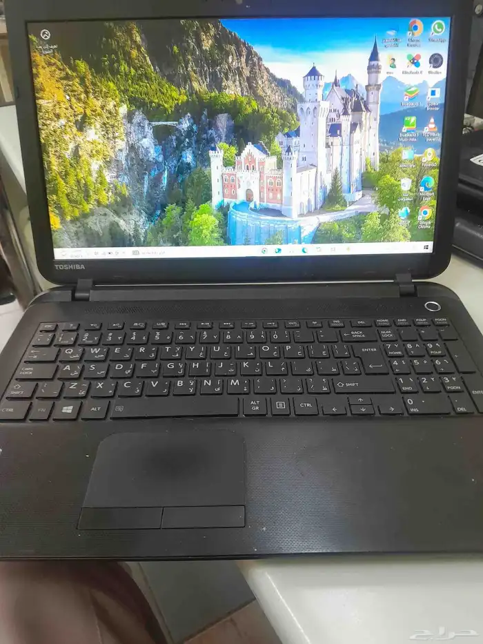 لاب توب بحاله جيده توشيبا 0