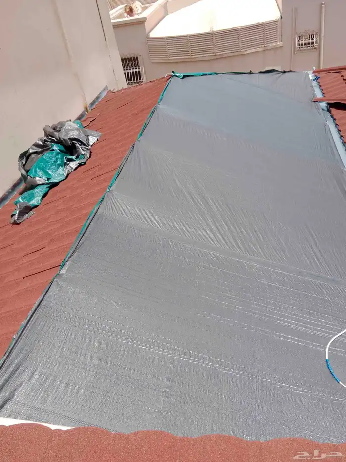 بيوت شعر مشب نار مشب رخام قرميد جمالون تلبيس قماش 3