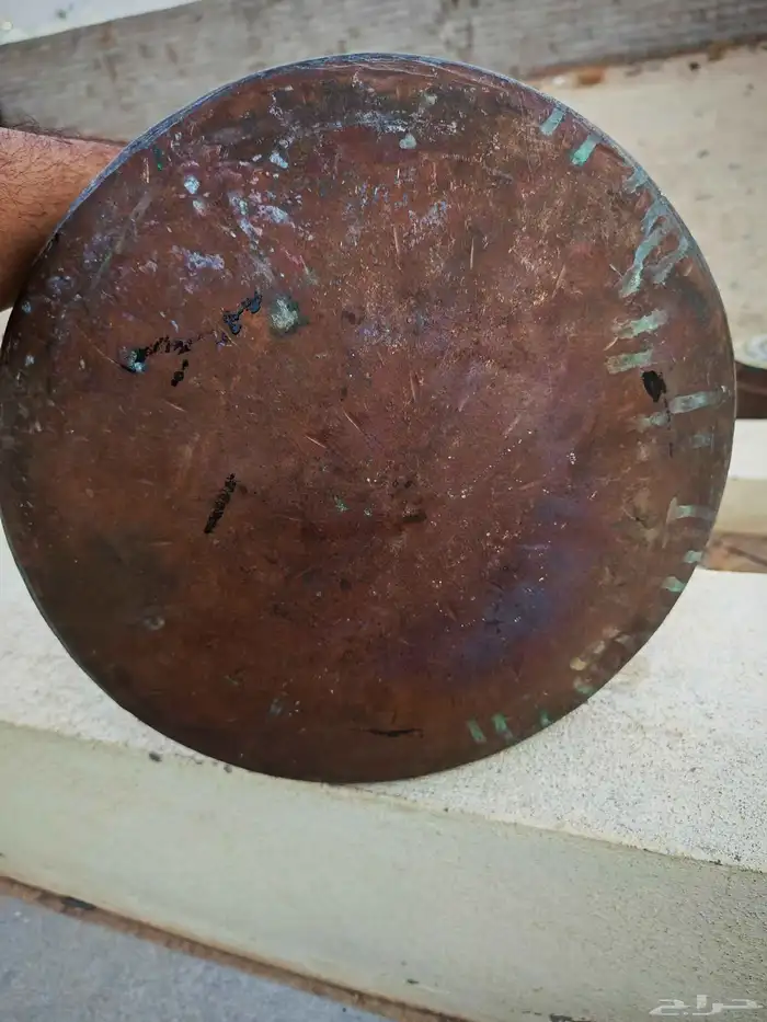 قدر نحاس احمر قديم مربوب 3