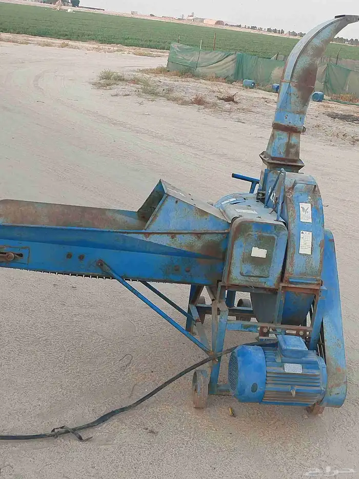 ماكينة جرش جميع مخلفات المزراع شبه جديده وكل شي فيها على الش 2