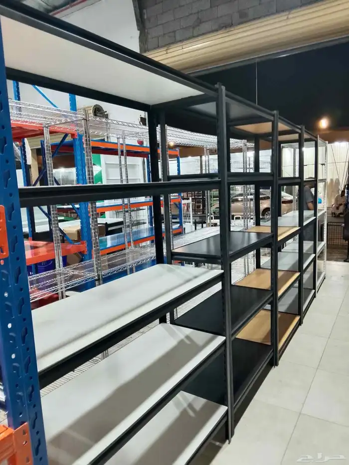 رفوف تخزين مستودعات 4