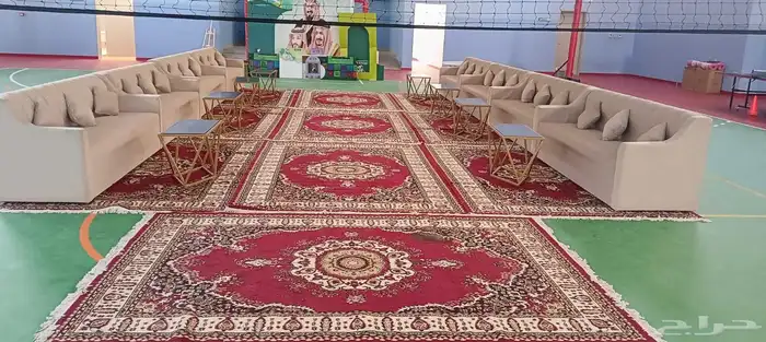 كنب حفلات ومناسبات قهوجين صبابين رجال ونساء كراسي طاولات 5